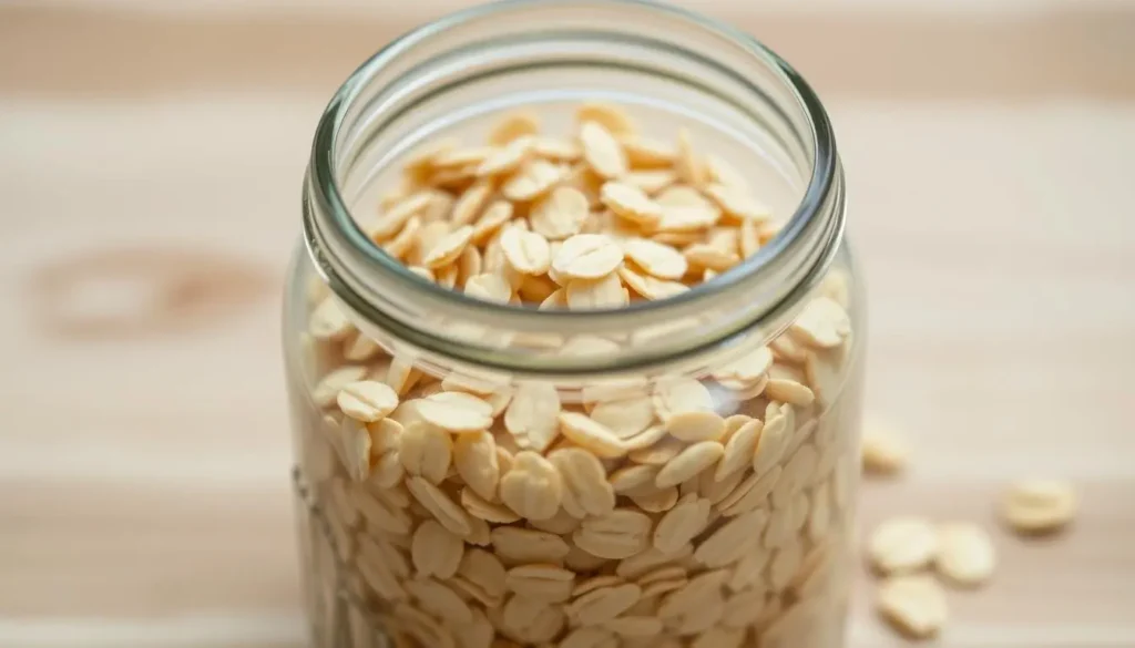 oats in a jar Step-by-step guide on making delicious overnight oats for a healthy breakfast.